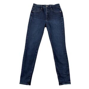 Revtown Jeans Womens 27 High-Rise Skinny Dark Wash Decade Denim